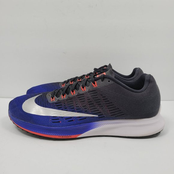 Nike Zoom Elite 9 2017 Men's Blue Black Running Shoes 863769-405 US Size 10.5 - Picture 2 of 8